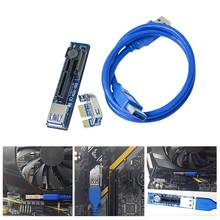 PCI-E Riser PCIE PCI-Express X1 to X4 with USB3.0 Extension Cable 2024 - buy cheap