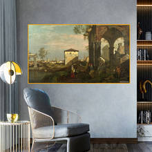 Pintura em tela mundialmente famosa, arte de parede para sala de estar, posteres impressos, imagens, moderno, quarto, decoração de casa 2024 - compre barato
