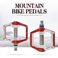 Mzyrh mountain bike pedais pedais pedais de bicicleta de estrada ultra-leve liga de alumínio aearing pedal cromo-eixo de aço molibdênio 2024 - compre barato