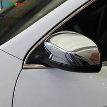 Cubierta de espejo retrovisor de coche, embellecedor de cubiertas de espejos retrovisores, embellecedor de pegatina, accesorios para Jeep Cherokee 2014 2015 2016 ABS 2024 - compra barato