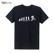 New summer brand evolution bicycle t-shirt cotton men short sleeve boy casual homme t shirts O Neck Tops Tees 2024 - buy cheap