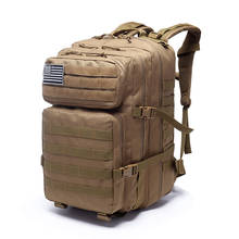Mochila táctica de gran capacidad de 45L para hombre, equipo militar de caza, senderismo, impermeable, bolsas mochilas de Camping 2024 - compra barato