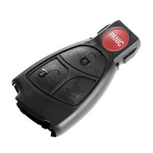 4 botones de repuesto para mando a distancia de entrada sin llave, carcasa de alarma para MERCEDES-BENZ E, C, R, CL, GL, SL, CLK, SLK 2024 - compra barato
