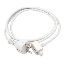 Adaptador de cabo de alimentação, adaptador de cabo para apple macbook pro, cabo de extensão de carregamento com tomada ue/eua, 1.8m, para carregador de laptop 2024 - compre barato