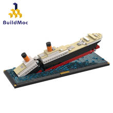 Модель конструктора Moc Титаник RMS из строительных блоков для детей, Детский конструктор в виде круизного лайнера, лодки, Обучающие фигурки, игрушки «сделай сам», хобби 2024 - купить недорого