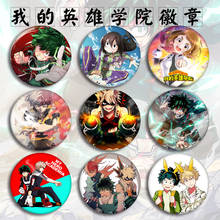 My Hero Academia Cosplay Bedge Cartoon Boku No Hero Academia Izuku Midoriya Backpack Bags Badges Button Brooch Pin 58mm*58mm 2024 - buy cheap