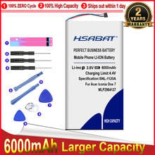 Аккумулятор HSABAT 0 Cycle 6000mAh MLP2964137 для Acer lconia One 7 B1-730 B1-730HD A1402 2024 - купить недорого