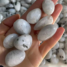 Piedra lunar de cuarzo gris Natural, piedras caídas, minerales de grava de cristal y piedras en bruto, espécimen de piedras preciosas 2024 - compra barato