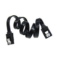 Disco duro SATA 3 RAID Data HDD, Cables de señal de disco, color negro, recto, de alta velocidad, 45cm, 1 unidad 2024 - compra barato