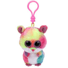 Ty Rodney Multicoloured Hamster Small Pendant Plush Toy Clip Stuffed Collection 10cm 2024 - buy cheap