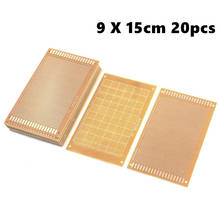 20 piezas Baklite cobre plateado prototipo PCB placa Veroboard 15cm x 9cm 2024 - compra barato