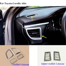 For Toyota Corolla Altis 2014 2015 2016 car garnish cover trim accessories front condition Air conditioning Outlet Vent 2024 - buy cheap
