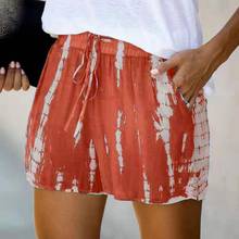 Comfort Cotton Shorts Women Tie Dye Print High Waist Woman Shorts Summer Casual Women Slim Hot Shorts Plus Size 5XL Femme Short 2024 - buy cheap