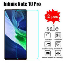Защитное стекло для Infinix Note 10 Pro, закаленное, 2 шт. 2024 - купить недорого
