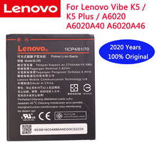 Bateria para lenovo vibe k5/k5 plus/a6020 a6020a40 a6020a46, 2020 anos, 100% original, testado, novo 259 v, 3.82 mah, bl256 2024 - compre barato