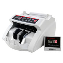 Máquina de contagem de dinheiro com detecção de falsificação uv mg, contador de dinheiro de 1000 pc/min, 80w com display de led 2024 - compre barato