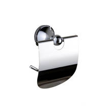 Toilet Paper Holder Bathroom Shelf Wall Mounted 304 Stainless Steel Chrome With lid  Paper Holders Bathroom Hardware 2024 - buy cheap
