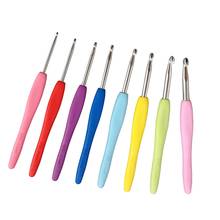 knitting and crochet tools and accessories Colorful aluminum set of knitting needles sewing kit so weave Crochet hooks so weave 2024 - buy cheap