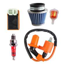 GY6 Coil Racing Air Filter CDI Ignition for 50cc 125cc 150cc 139qmb 152qmi 157qmj with Fuel Filter Engine Atv Mopeds Scooter Go 2024 - buy cheap