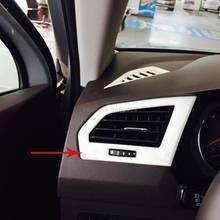 Para Volkswagen Tiguan 2017 2018 mate aire acondicionado cubierta de salida de ventilación Marco de decoración embellecedor accesorios interiores estilo de coche 2024 - compra barato
