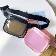 Fashion Chest Waist Bag Women PVC Transparent Handbag Phone Pouch Belt Purse Female Crossbody Handbag Streetwear 2024 - buy cheap