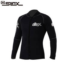 SLINX-Chaqueta de neopreno de 5MM para hombre y mujer, traje de buceo con forro polar, cálido para invierno, para esnórquel, navegación, surf, pesca submarina, novedad 2024 - compra barato