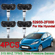 Sensor de pressão dos pneus tpms 4 unidades, para hyundai accent son tucata/kia rio 315mhz 2024 - compre barato