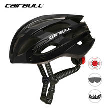 Cairbull  Light Cycling Helmet With Removable Visor Goggles Bike Taillight  MTB Bicycle Helmet Road Mountain Bike Helmet 2024 - buy cheap