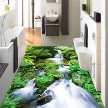 BEIBEHANG-papel tapiz personalizado impermeable para baño, autoadhesivo, alta definición, pequeño flujo, suelo de suelos de espuma 2024 - compra barato