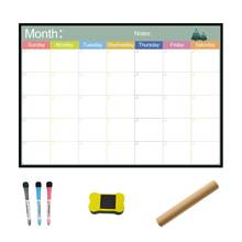 A3 Magnetic Monthly Planner Whiteboard Fridge Magnet Weekly Message Drawing Refrigerator Bulletin 2024 - buy cheap