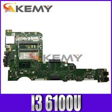 Akemy para lenovo thinkpad l560 notebook placa-mãe aill1/l2 LA-C421P cpu i3 6100u ddr3 100% teste ok 2024 - compre barato