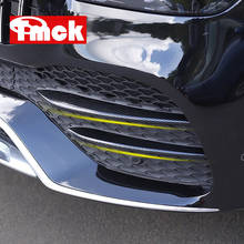 For Mercedes Benz GLE Class W167 V167 GLE350/400 GLE450 AMG GLE53 2020+ Car Accessories Front Fog Lamp Strips Trim Cover Sticker 2024 - buy cheap