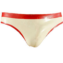 Men's Milky White Latex Underwear, Rubber, Milky White, Tight and Highly Elastic 2024 - buy cheap