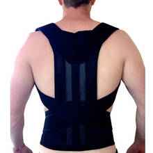 Adjustable Male Corset Back Posture Corrector Back Support Men Back Belt Support Spine Support Belt Karset Gift for Husband 2024 - buy cheap