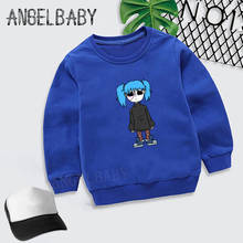 Boys Girls Sweatshirt Kids Game Sally Face Cartoon Print Hoodies Children Autumn Tops Baby Cotton Clothes,KYT5275 2024 - buy cheap