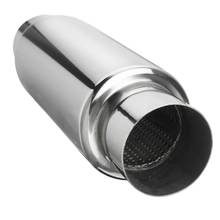 Car Exhaust Muffler 2.5 Inch Inlet Stainless Steel Universal Resonator 12 Inch Long Performance Muffler 2024 - buy cheap