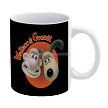 Walce And Gomet Coffee Mugs Ceramic Personalized Mugs 11 Oz White Mug Tea Milk Cup Drinkware Travel Mug Gromit Film Movie Cartoo 2024 - buy cheap