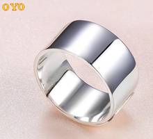 100%925 silver first oversized ring men's domineering matte version wide ring 2024 - buy cheap