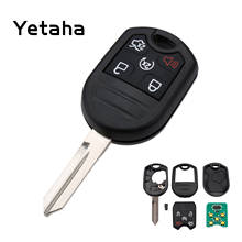 Yetaha 5 Buttons Remote Key With 4D63 Chip For Ford Taurus Mustang Fusion Focus Explorer CWTWB1U793 315MHZ Remtekey For Lincoln 2024 - buy cheap