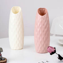 Home Decoration Origami Plastic Vases Imitation Porcelain Modern Decoration for Bedroom In Stock 2024 - buy cheap
