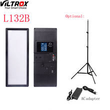 Светодиодсветильник панель Viltrox L132B для камеры, ультратонкий ЖК-дисплей с регулируемой яркостью, Светодиодная панель для DSLR-камеры, видеокамеры 2024 - купить недорого