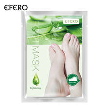 EFERO 1 пара = 2 шт отшелушивающая маска для пилинга ступней для ног носки для педикюра крем для ухода за ногами удаляет омертвевшую кожу маска для ног TSLM1 2024 - купить недорого