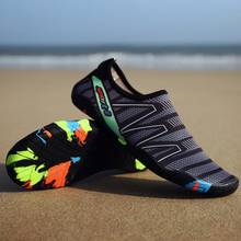 2020 Men Woman Beach Summer Outdoor Wading Shoes Swimming Slipper On Surf Quick-Drying  Shoes Skin Sock Striped Water Shoes 2024 - buy cheap