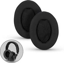 Мягкие поролоновые амбушюры для наушников Audio-Technica ATH-M50X M40X, для черепахи, пляжа HyperX, для наушников Sennheiser, черные амбушюры 2024 - купить недорого