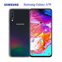 Samsung-teléfono inteligente Galaxy A70, teléfono móvil con pantalla de 6,7 pulgadas, procesador Snapdragon 675, Octa Core, batería de 4500mAh, 6GB RAM, 128GB ROM, soporta NFC 2024 - compra barato