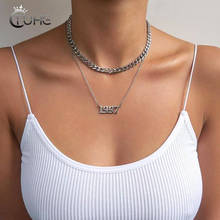 Basic Punk Stainless Steel Curb Cuban Chain Women Men's Necklace Silver Color Fashion Jewelry 6/8/10/12/14mm Solid Metal Gifts 2024 - buy cheap