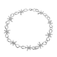 Small Wire Brambles Iron Unisex Choker Necklace for Women Men Hip-hop Gothic Punk Barbed Wire Chain Choker Accessories Gifts 2024 - buy cheap