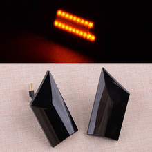 1 Pair Black Dynamic LED Side Marker Indicator Light Lamp Fit for Opel Vauxhall Signum Vectra C 13101911 1226021 1226288 2024 - buy cheap