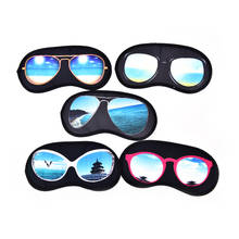 Funda para gafas con parche para los ojos para mujeres y hombres, suave, portátil, con los ojos vendados, parche para viaje, 1 Uds. Máscara para dormir en 3D 2024 - compra barato