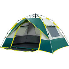 Automatic Outdoor Camping Tent 1-4 People Easy Open Anti-UV Tent Tourist 4 Seasons Rainproof Family Travel Beach Garden Tents 2024 - buy cheap